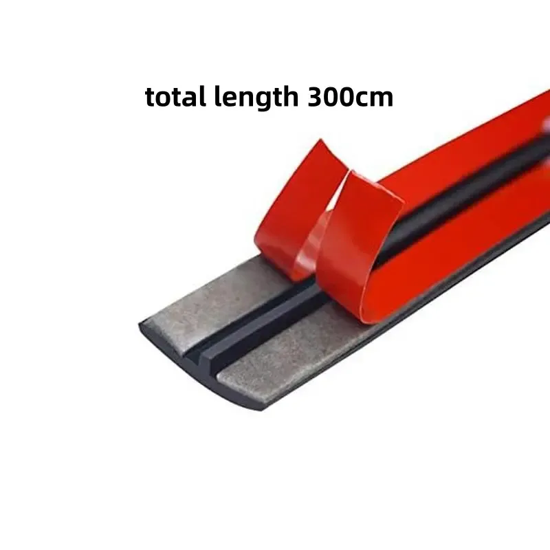 T-shaped automotive windshield rubber sealing strip