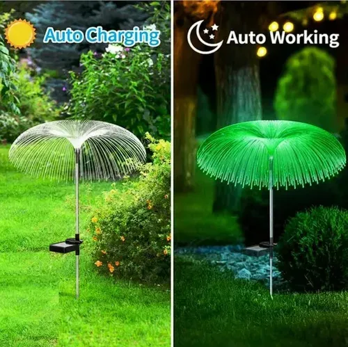 Solar Garden Changing Jellyfish Lights