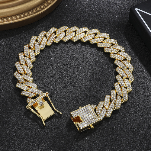 Luxury rhinestone-embellished quartz watch and elegant jewelry set