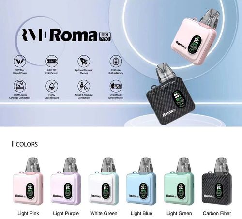 羅馬ROMA RS PRO方塊注油款主機，擁有1200mAh大電量(通用OXVA XLIM SQ PRO 小蠻牛)-ILIA糖果雲煙館