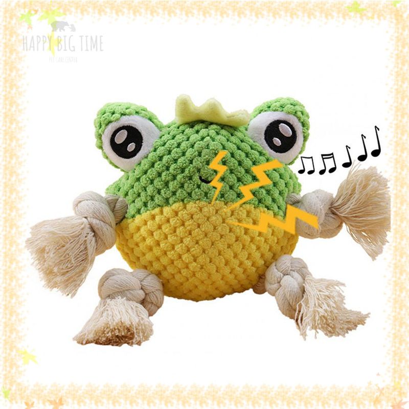 Squeaky Dog Toys, Plush Dog Toy, Animals Shape Chew Toy, Stuffed Interactive Dog Toys for Medium& Large Dogs, Dog/Puppy Chew Toys