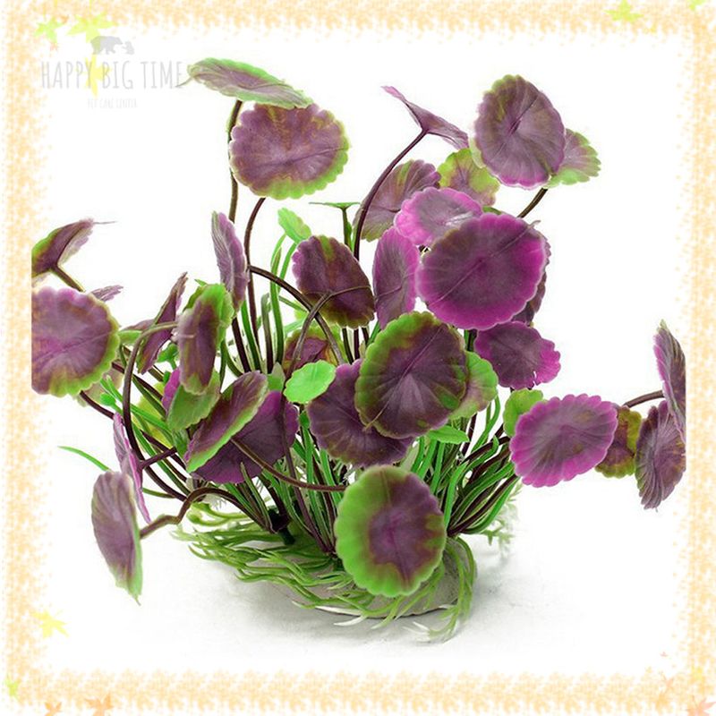 Simulation Water Plant For Fish Turtle Tank Landscaping Aquarium Decoration Ornament