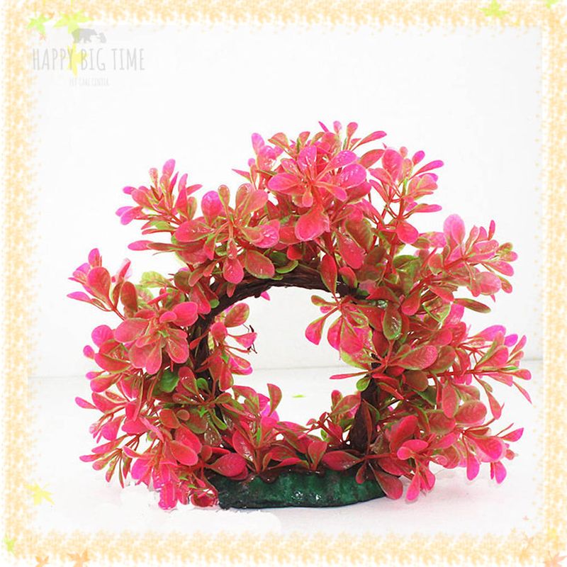 Simulation Arch Tree Water Grass for Aquarium Fish Bowl Accessories