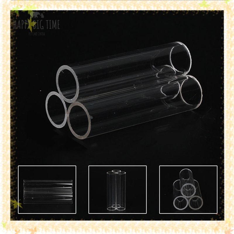 Transparent Acrylic Breeding Tube Shrimp Fish Hide Cave House Aquarium Decoration Supplies