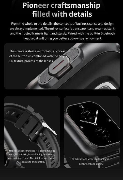 Meet the Game-Changer: The 2-in-1 D8 Smartwatch with Built-In Earpods  ￼ ￼