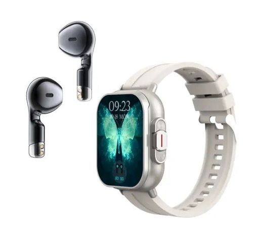 Meet the Game-Changer: The 2-in-1 D8 Smartwatch with Built-In Earpods  ￼ ￼