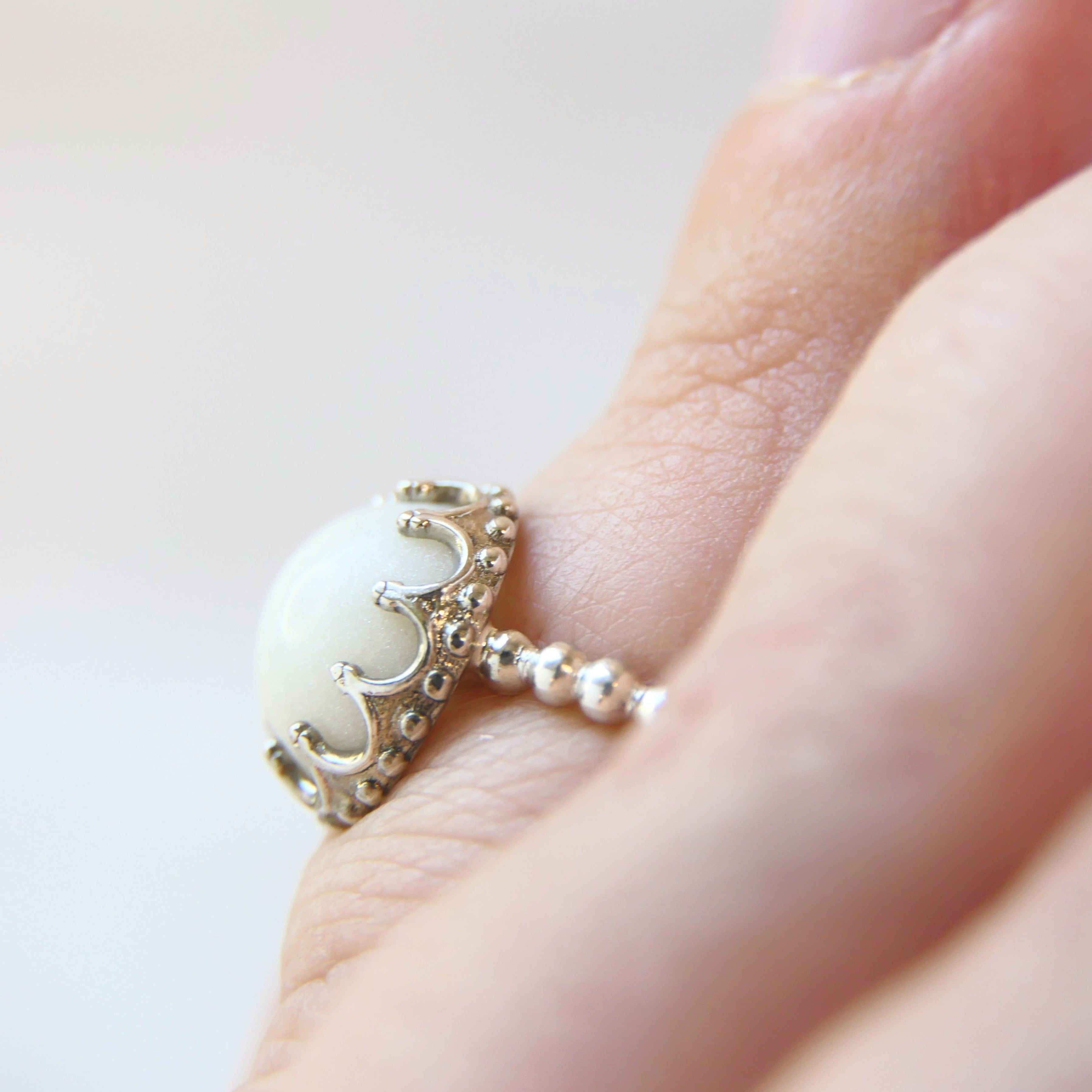 Memorial Jewellery  Crown Keepsake Ring