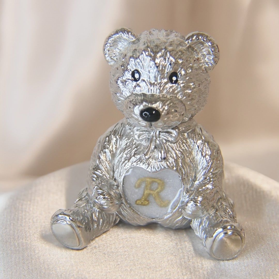 Ashes Cremation Jewellery Teddy Bear Statue Stainless Steel Keepsake