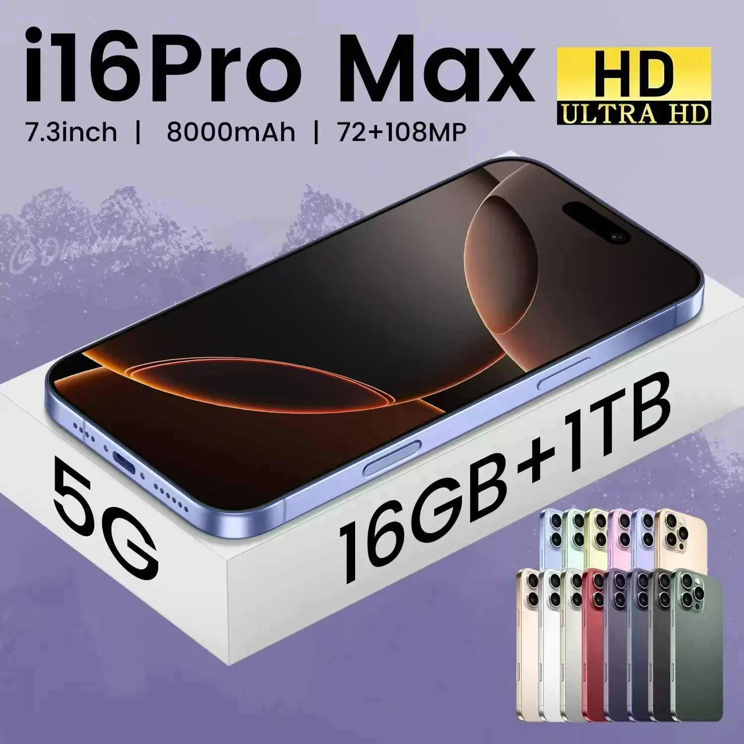 i16 Pro Max Smartphone