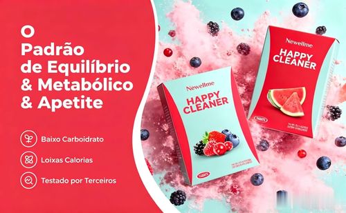 NEWELLME Happy Cleanse - Superalimento em Pó-Probióticos-Enzimas Digestivas-Moringa - Promove a saúde intestinal - Reforça a imunidade, Saúde Alimentar