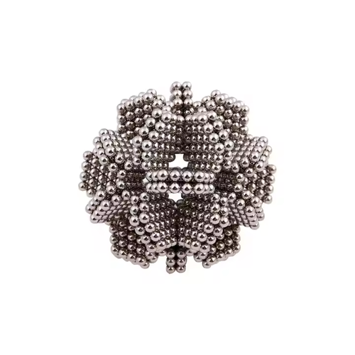 Hot Sale! Buckyballs Toy —— Made of Silver Neodymium Magnet, 3mm Size, 216 Pieces per Box, Super Stress-Relieving, Versatile Ways to Play, Free to Assemble