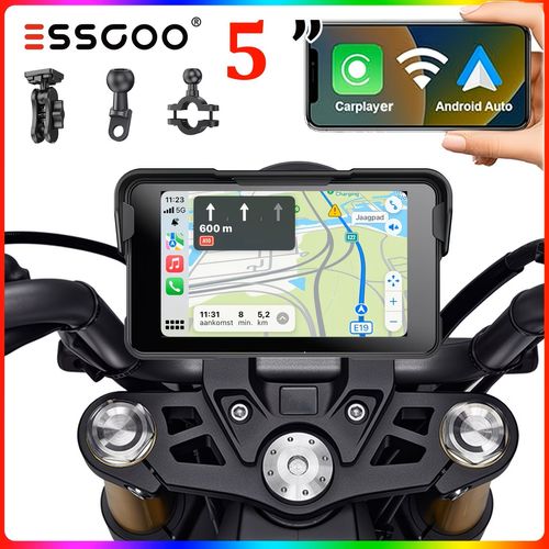 Motorcycle Smart Screen with CarPlay & Navigation