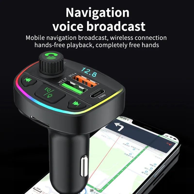 Multifunction Car Bluetooth Adapter & Charger