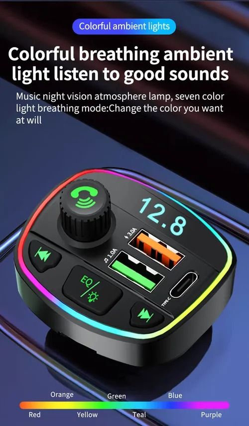 Multifunction Car Bluetooth Adapter & Charger