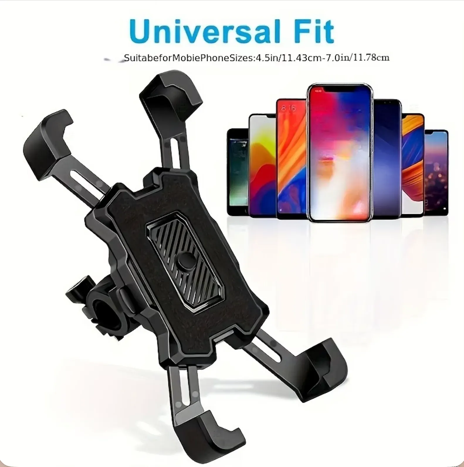 Motorcycle cell phone holder