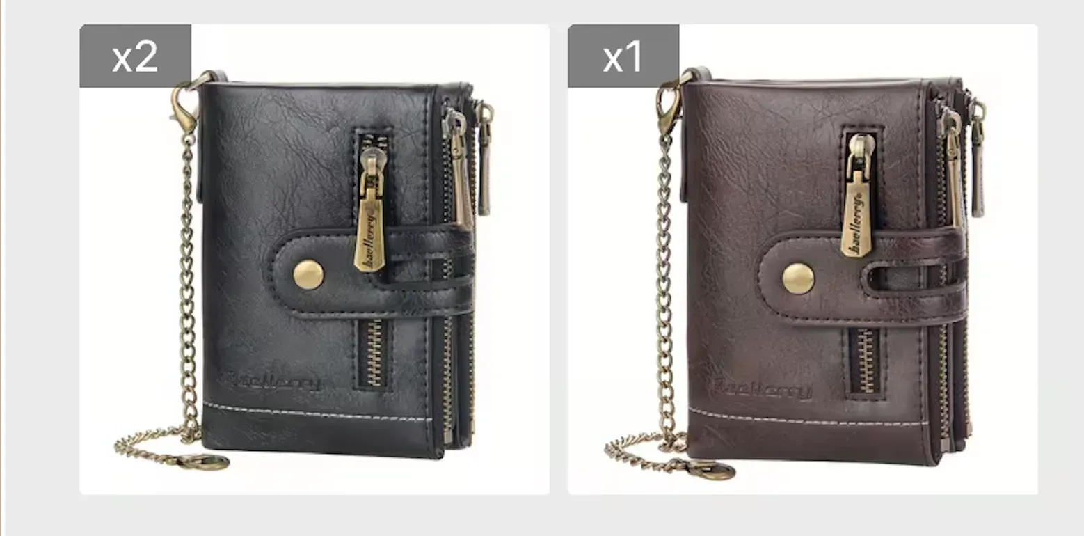 Men's leather wallet