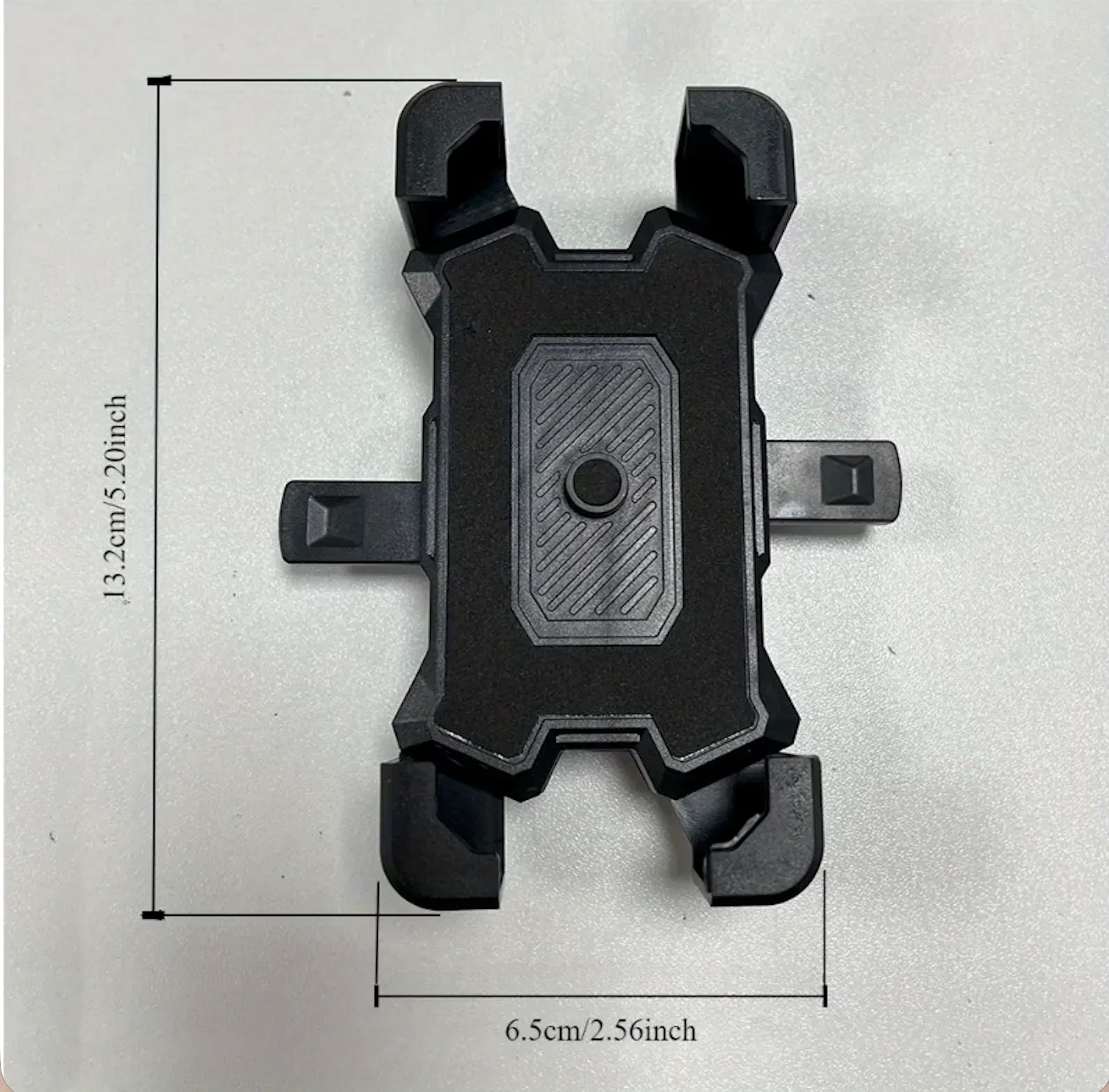 Motorcycle cell phone holder