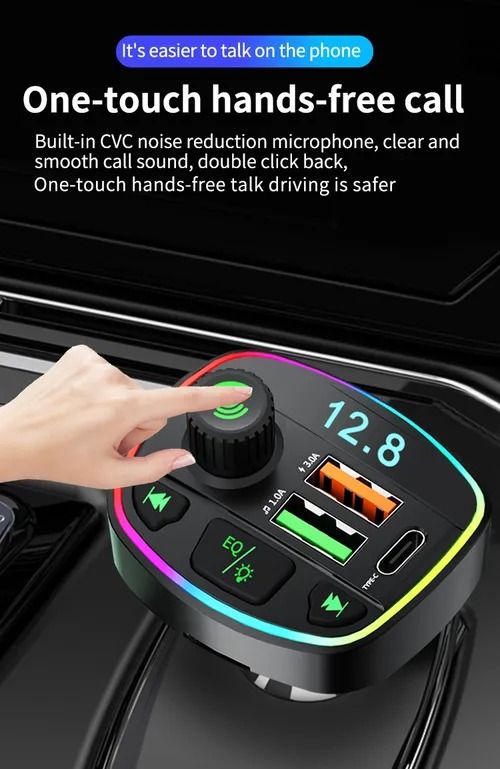 Multifunction Car Bluetooth Adapter & Charger