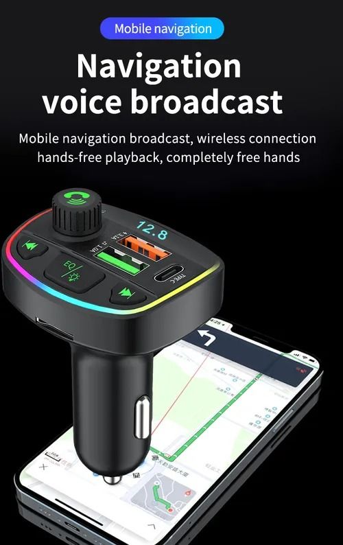 Multifunction Car Bluetooth Adapter & Charger