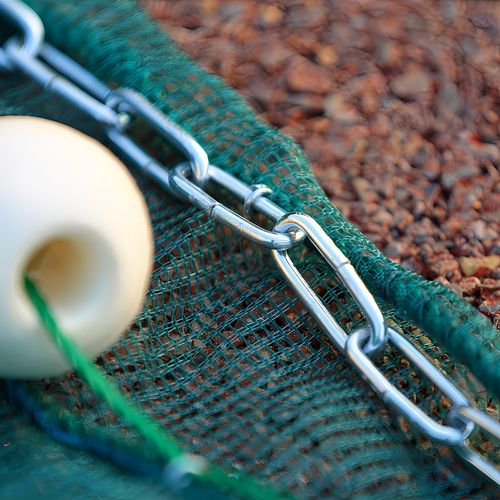 10M Large V-Shaped Fishing Net Trap With Floating Buoys, Heavy Duty Nylon Fish Shrimp Catching Net, Foldable Barrier Fishing Cage For River, Pond, Lake, Farm Aquaculture, All Season Fish Trap Net For African Fishermen