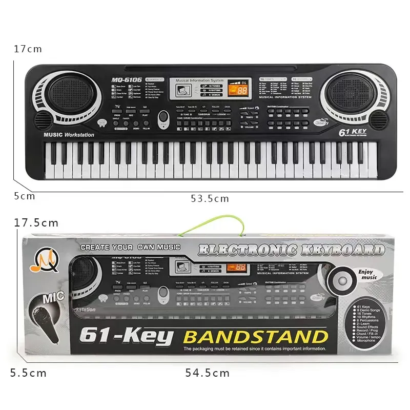 Early childhood education electronic keyboard
