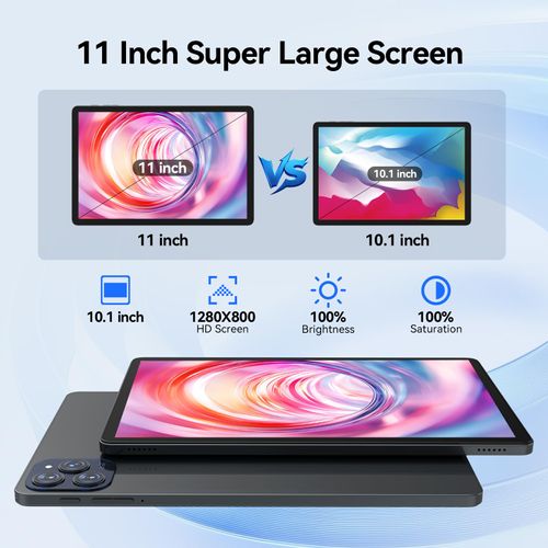 2025 Latest Android 14 Tablet-11-inch Tablets with Dual 4G Cellular, 128GB+16(8+8 Expand)GB, h Battery Tablet Octa-Core Processor with 13MP + 8MP Dual HD Cameras, 8000mAwith HD Display, Bluetooth