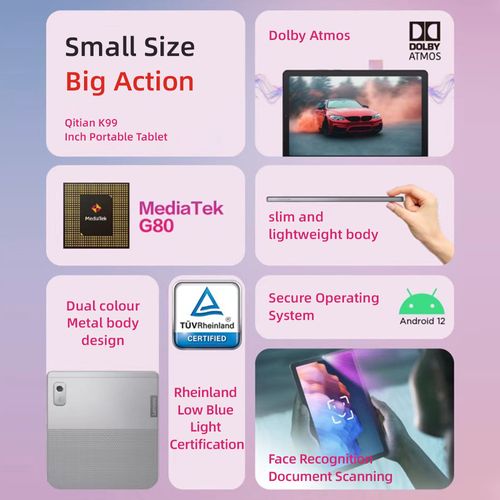 Lenovo Tianqi K9 9 Business Tablet | Octa-Core Performance | Wi-Fi + LTE Support | Android OS​