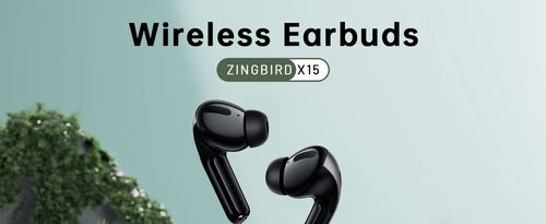 Wireless Earbuds, Bluetooth Ear Buds Headphones, 60H Long Playtime, Stereo Deep Bass, LED Power Display, IPX7 Sport Waterproof, Lightweight in-Ear Earphones with Mic for iPhone Android PC TV Computer