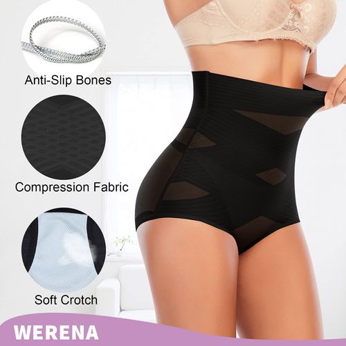 Tummy Control Shapewear Panties for Women High Waist Cincher Shaping Underwear Body Shaper Panty Girdle