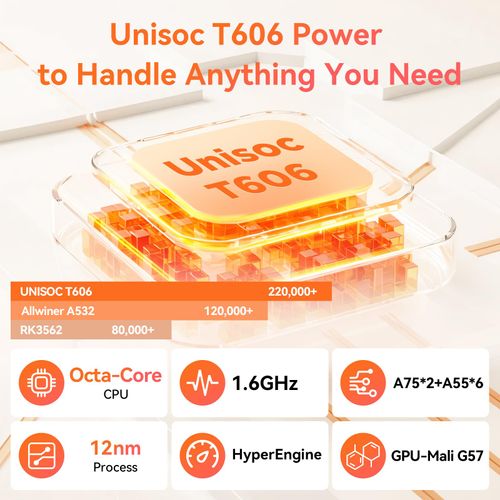 Lenovo Tab M8 Tablet, HD Android Tablet, Quad-Core Processor, 2GHz, 32GB Storage, Full Metal Cover, Long Battery Life, Android 10 Pie, Iron Grey