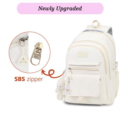 Girls Backpack for College High Middle School Student, Cute Aesthetic Bookbag for Teens Women