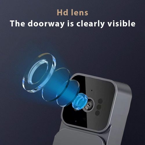 Matybobe Wireless Video Doorbell-4.3inch Screen Display and Doorbell Camera Kit, Wireless Smart High-Definition Video Monitoring Intelligent Doorbell, 2-Way Talk, Night Vision, Low Power Consumption