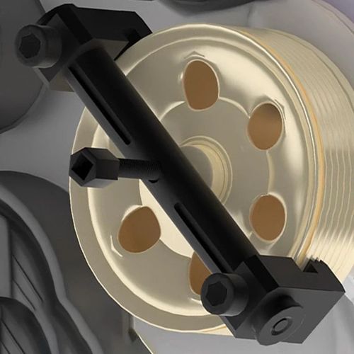 🛠️Adjustable Crankshaft Pulley Removal Tool🚘