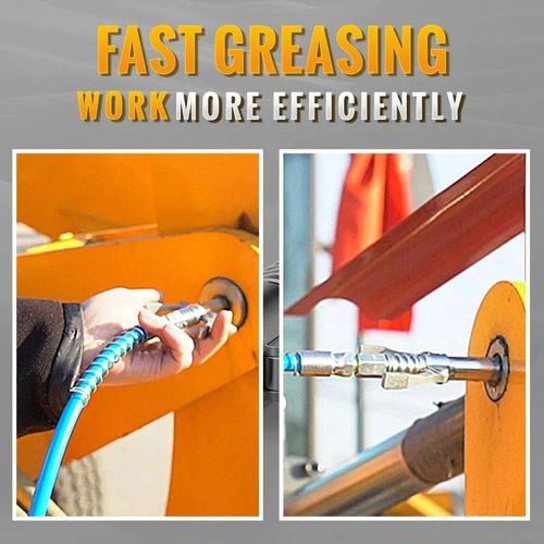 🔩High Pressure Dual Handle Grease Gun Coupler✨