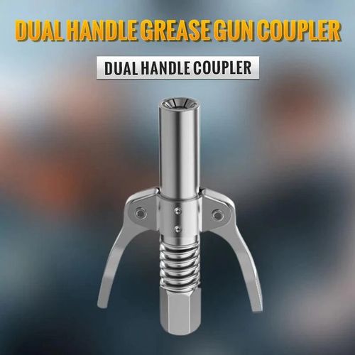 🔩High Pressure Dual Handle Grease Gun Coupler✨