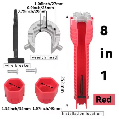 8-in-1 Sink Wrench