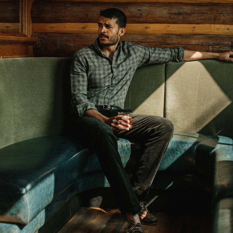 Ascuu Jack in Coal Jaspe Check