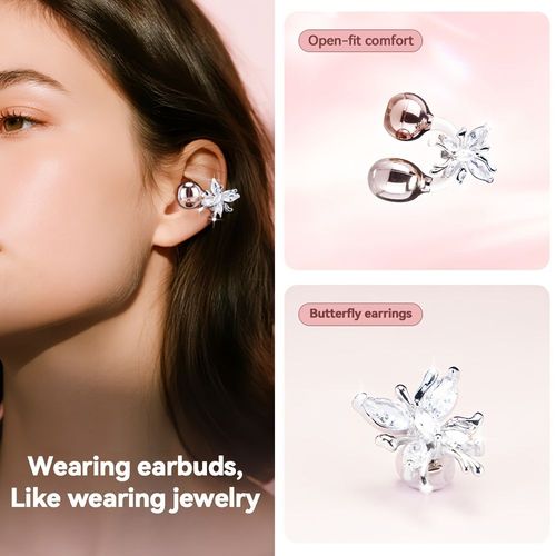 Butterfly Earrings Headphones
