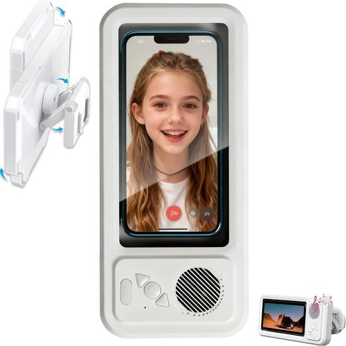 Phone Holder With Wireless Bt Speaker