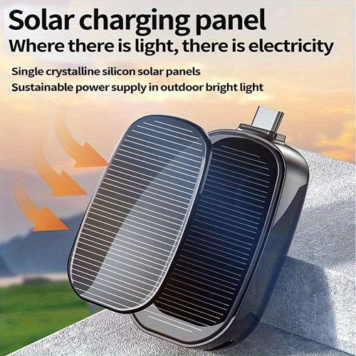Solar Portable Power Bank - Keychain