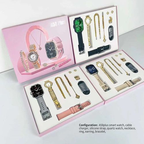 Smart watch jewelry set