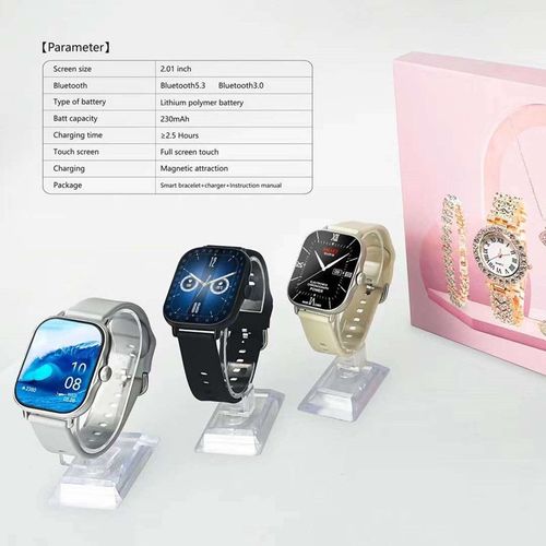Smart watch jewelry set