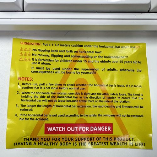 Indoor Wall-Mounted Pull-Up Bar for Home Use