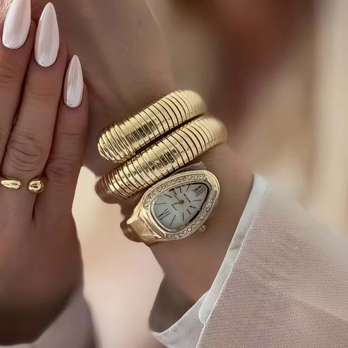 Women' & Snake Watch with Bracelet