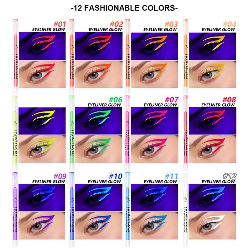 12pcs Exquisite Colored Glow-in-the-Dark Pens Set