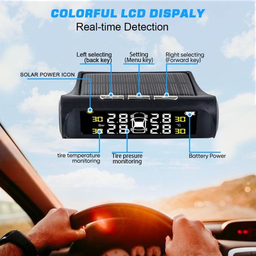 Wireless Car TPMS Tire Pressure Monitor