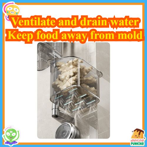 3pcs Suction Cup Adjustable Hanging Basket Storage Box