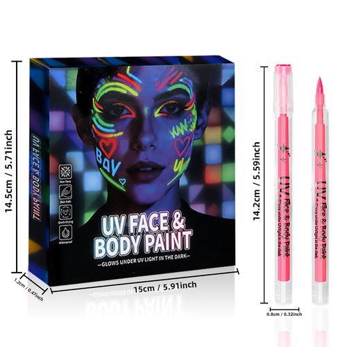 12pcs Exquisite Colored Glow-in-the-Dark Pens Set