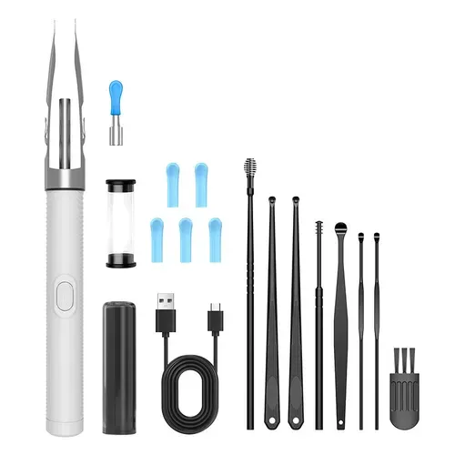 Silicone Ear Care Kit, HD Visual Ear Wax Removal Tool with Camera,1296P HD Camera Ear Cleaner, Birthday Party Gifts, Christmas Gifts