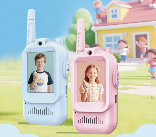 Creative Kids Video Walkie Talkie Two-Way 1500ft Range Cool Voice Effects